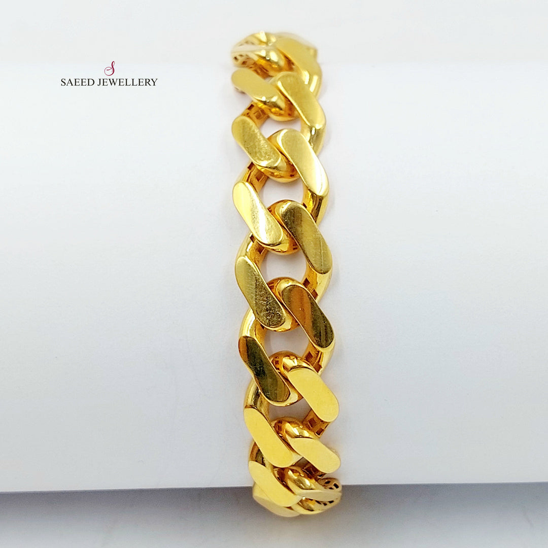 21K اسوارة جنزير اكسترا-مجوهرات الشيخ سعيد-Saeed Jewelry 