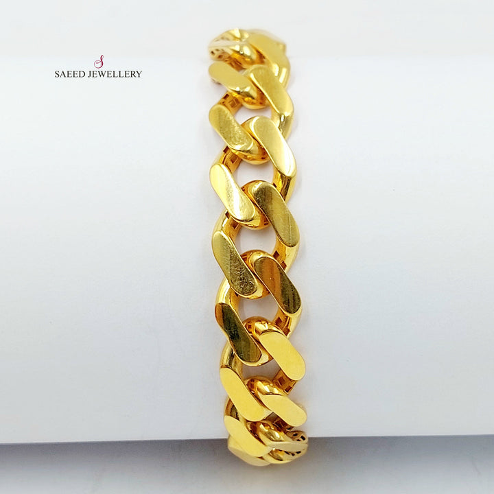 21K اسوارة جنزير اكسترا-مجوهرات الشيخ سعيد-Saeed Jewelry 