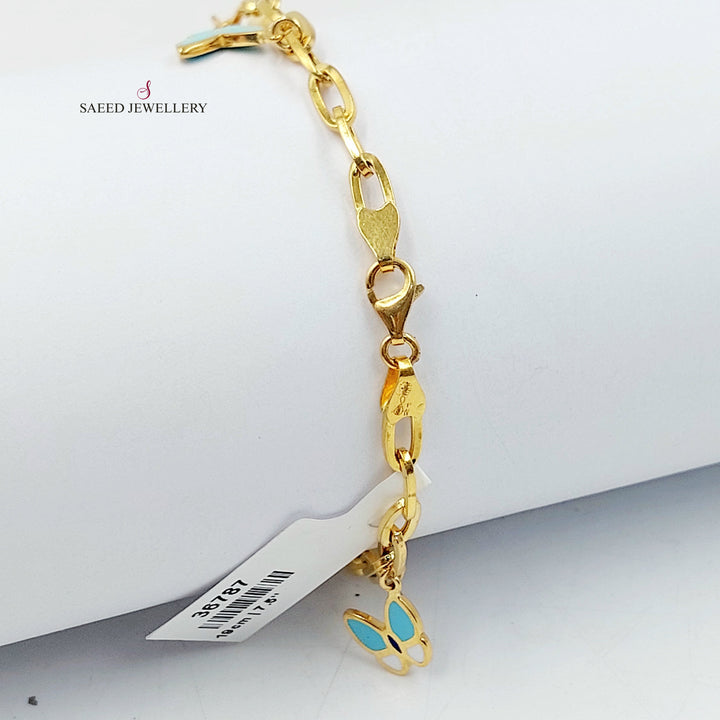 21K اسوارة دنانديش اكسترا-مجوهرات الشيخ سعيد-Saeed Jewelry 