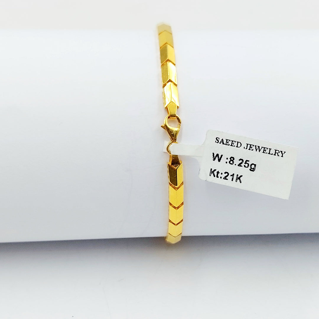 21K اسوارة قلب اكسترا-مجوهرات الشيخ سعيد-Saeed Jewelry 