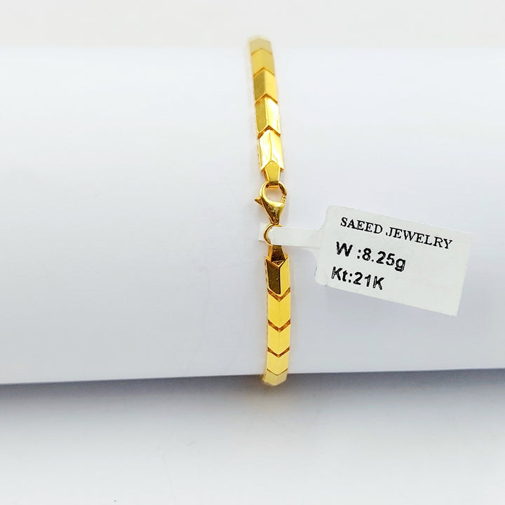 21K اسوارة قلب اكسترا-مجوهرات الشيخ سعيد-Saeed Jewelry 