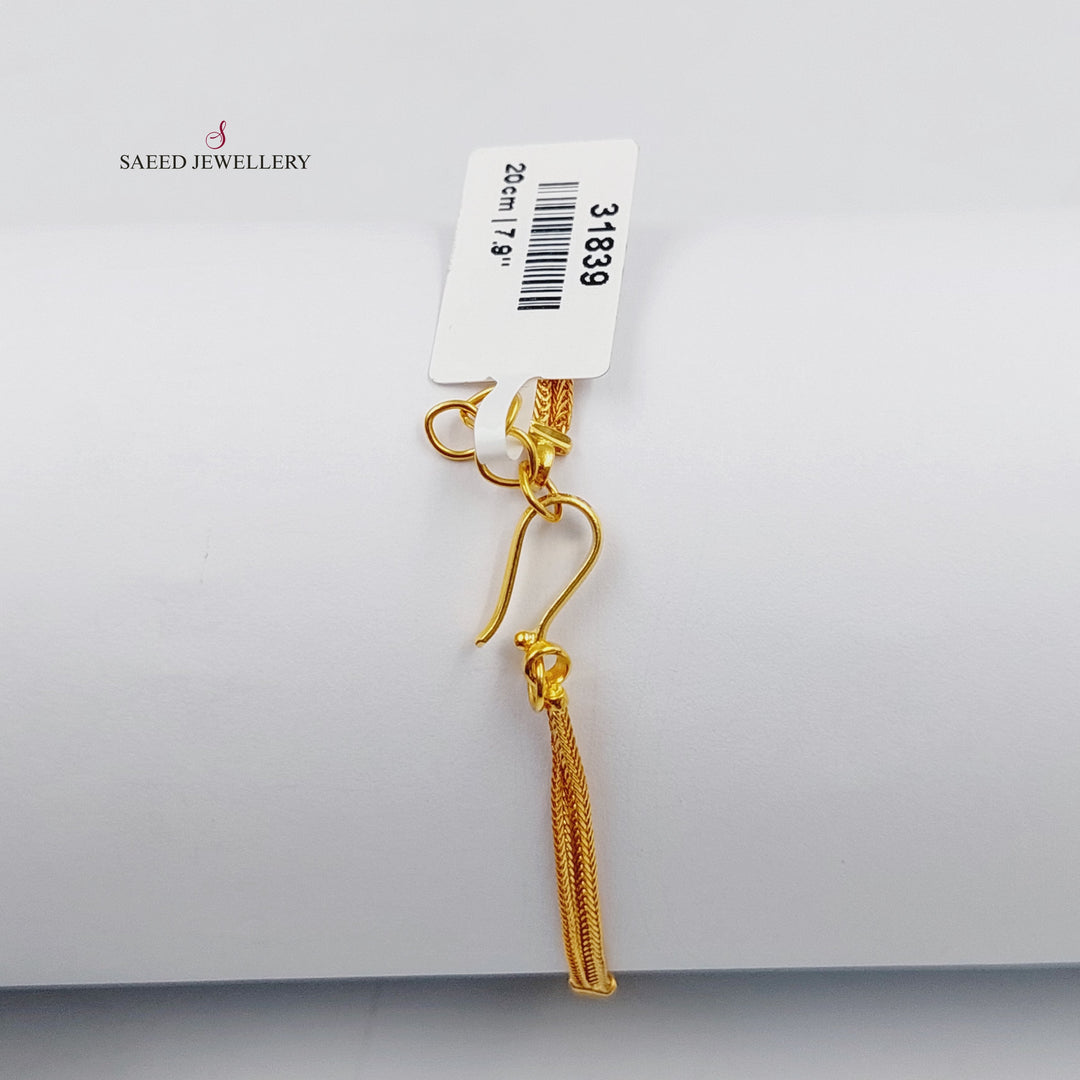 21K اسوارة تركي اكسترا-مجوهرات الشيخ سعيد-Saeed Jewelry 