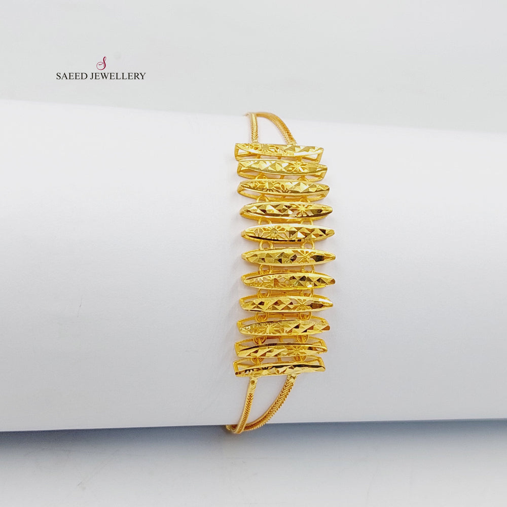 21K اسوارة تركي اكسترا-مجوهرات الشيخ سعيد-Saeed Jewelry 