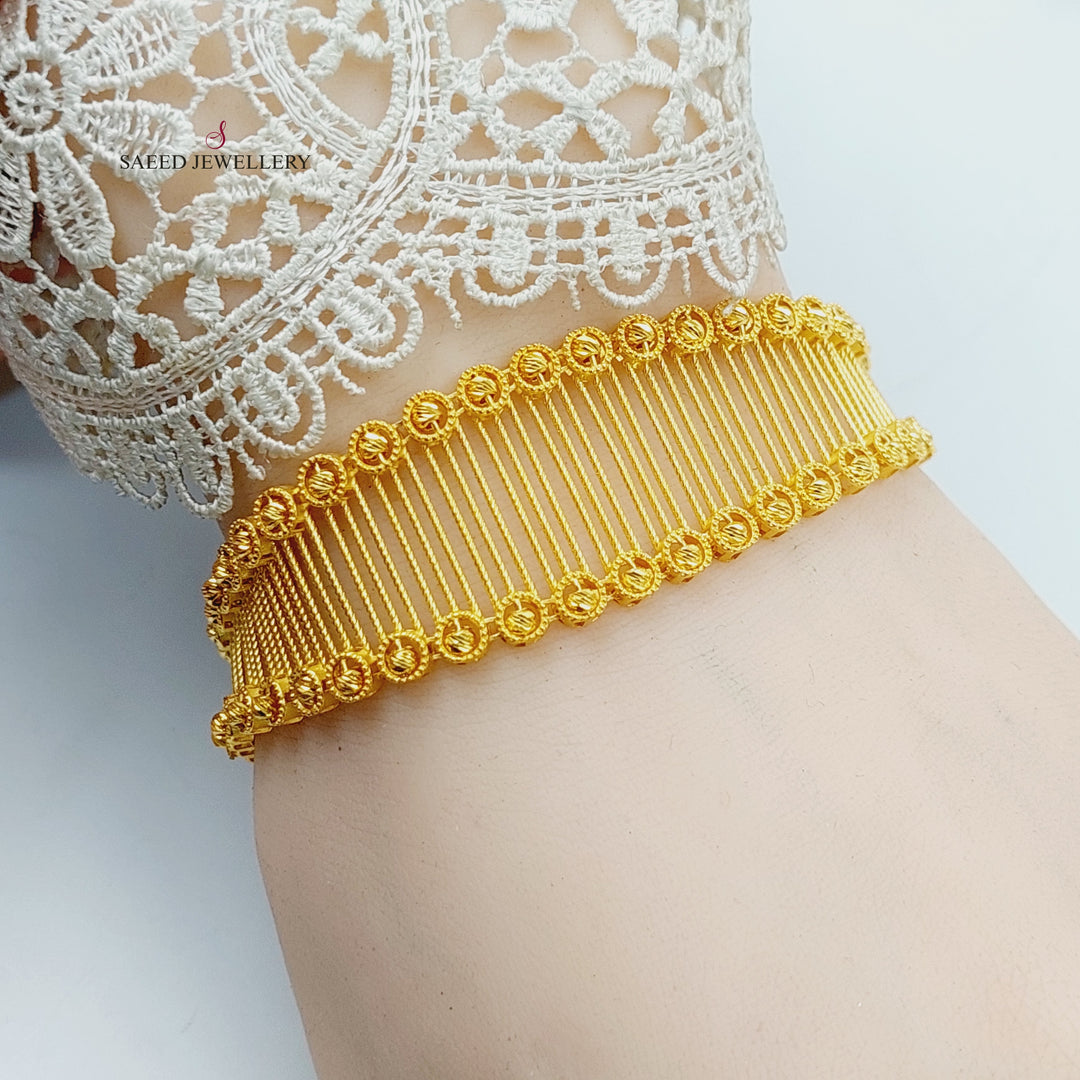 21K اسوارة تركي اكسترا-مجوهرات الشيخ سعيد-Saeed Jewelry 