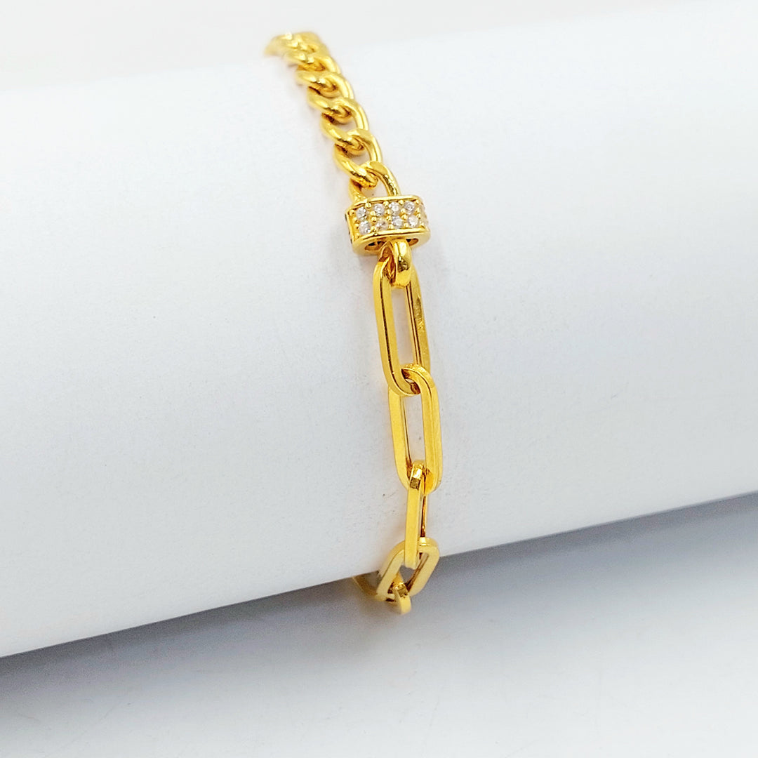 21K اسوارة جنزير اكسترا-مجوهرات الشيخ سعيد-Saeed Jewelry 