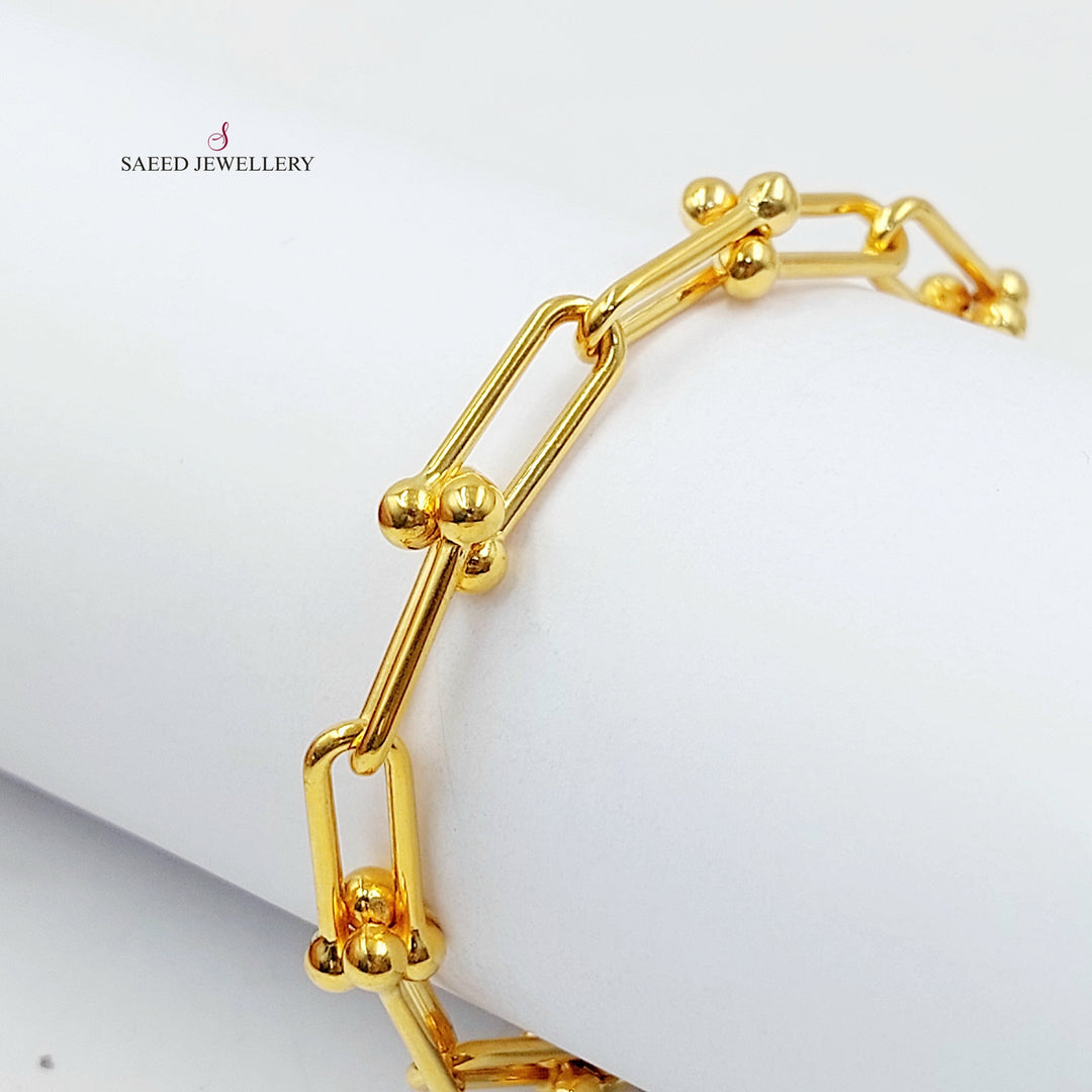 21K اسوارة بيبر كليب اكسترا-مجوهرات الشيخ سعيد-Saeed Jewelry 