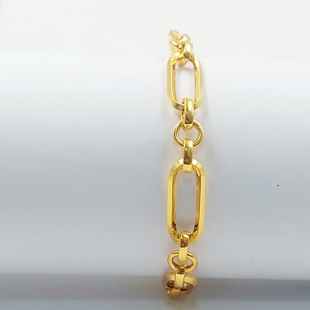 21K اسوارة بيبر كليب اكسترا-مجوهرات الشيخ سعيد-Saeed Jewelry 