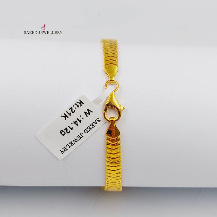 21K اسوارة جاسيكا اكسترا-مجوهرات الشيخ سعيد-Saeed Jewelry 