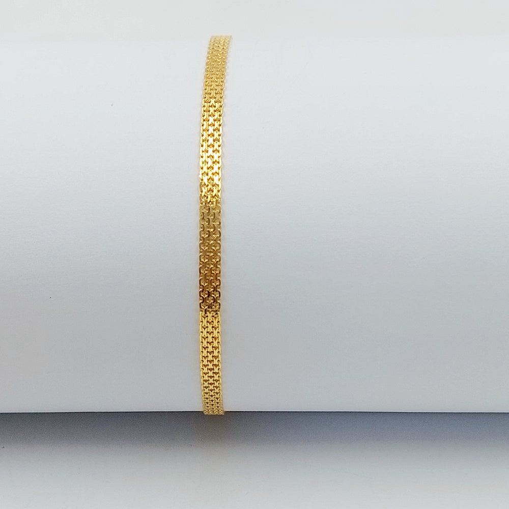 21K اسوارة مبسط اكسترا-مجوهرات الشيخ سعيد-Saeed Jewelry 