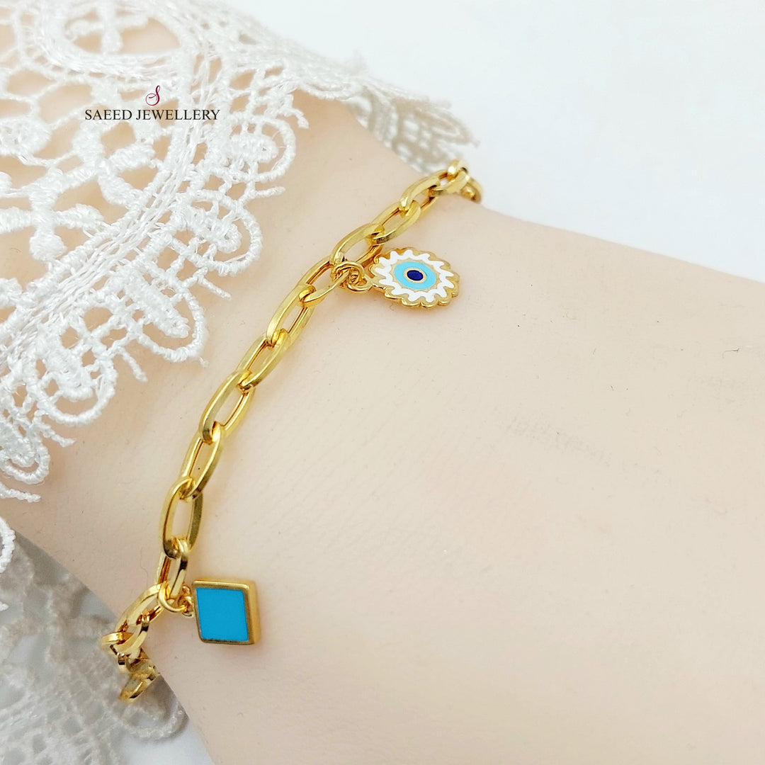 21K اسوارة دنانديش اكسترا-مجوهرات الشيخ سعيد-Saeed Jewelry 