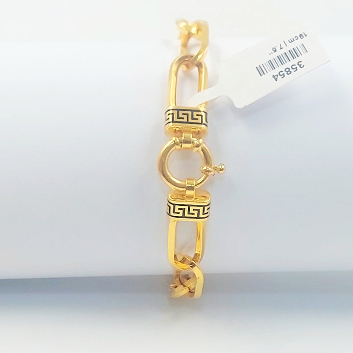 21K اسوارة بيبر كليب اكسترا-مجوهرات الشيخ سعيد-Saeed Jewelry 