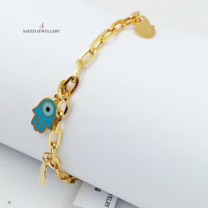 21K اسوارة دنانديش اكسترا-مجوهرات الشيخ سعيد-Saeed Jewelry 