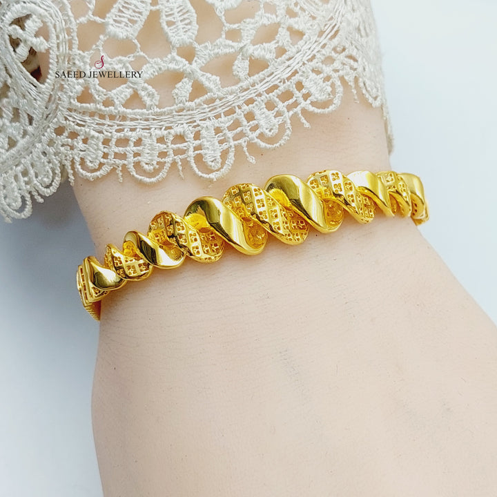 21K اسوارة جاسيكا اكسترا-مجوهرات الشيخ سعيد-Saeed Jewelry 
