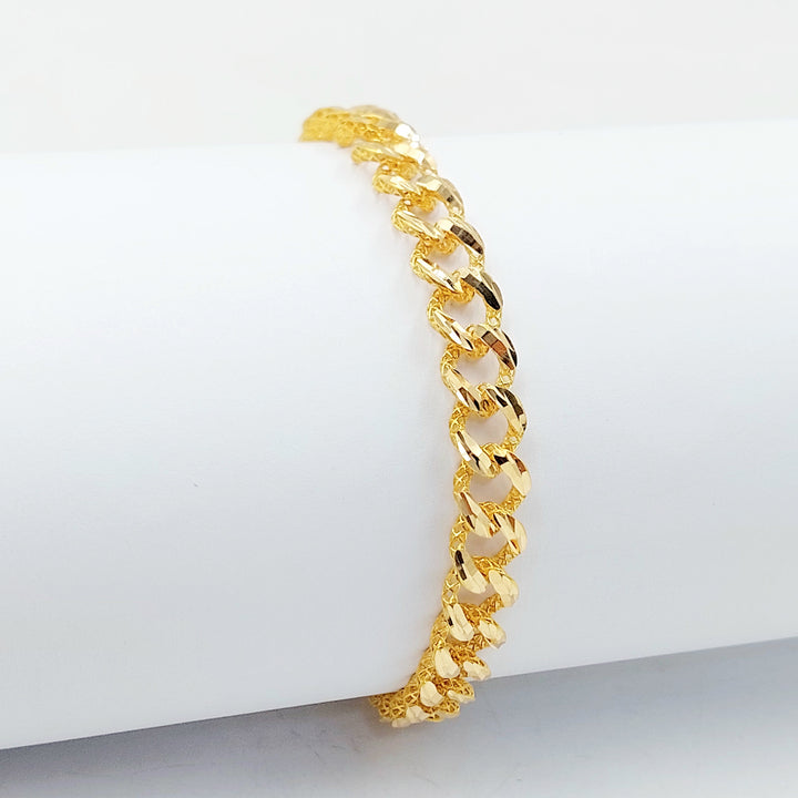 21K اسوارة جنزير اكسترا-مجوهرات الشيخ سعيد-Saeed Jewelry 