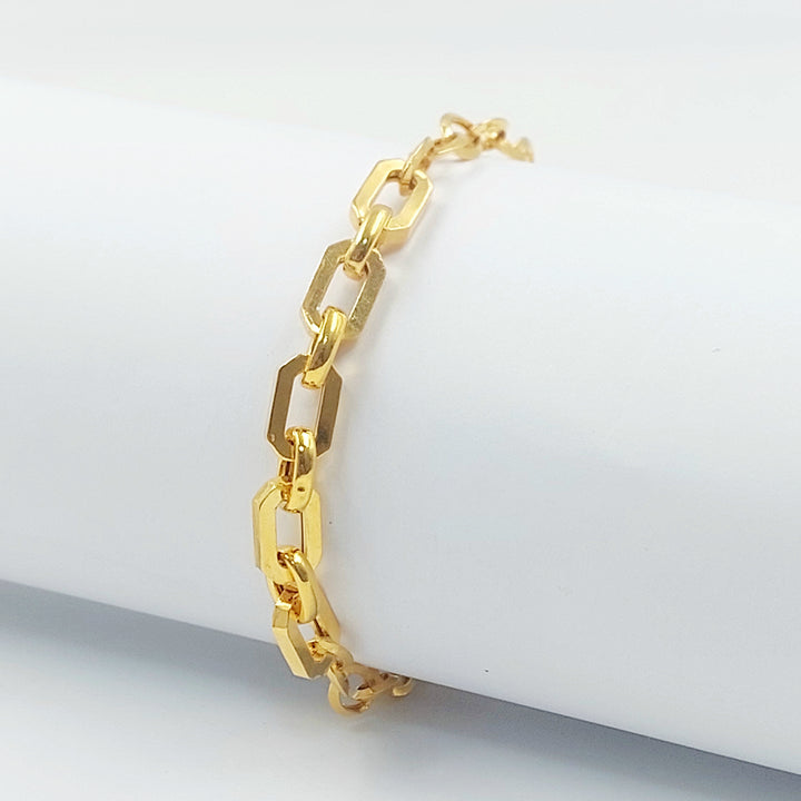 21K اسوارة بيبر كليب اكسترا-مجوهرات الشيخ سعيد-Saeed Jewelry 