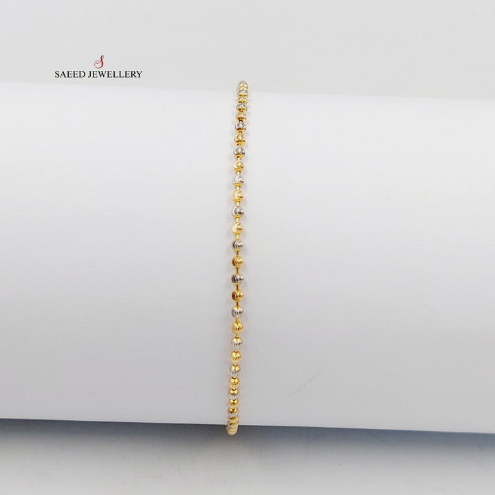 21K اسوارة طابات اكسترا-مجوهرات الشيخ سعيد-Saeed Jewelry 