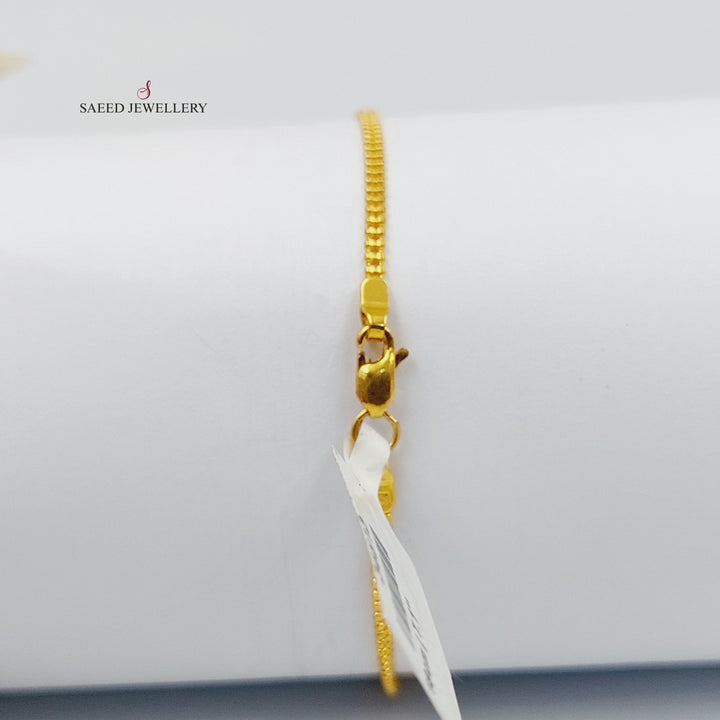 21K اسوارة طابات اكسترا-مجوهرات الشيخ سعيد-Saeed Jewelry 