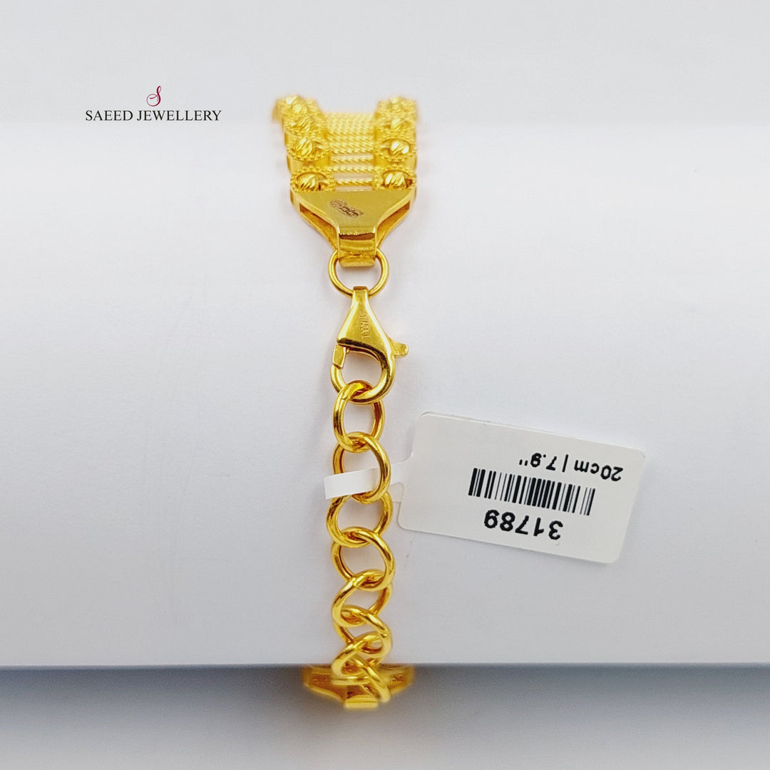 21K اسوارة تركي اكسترا-مجوهرات الشيخ سعيد-Saeed Jewelry 