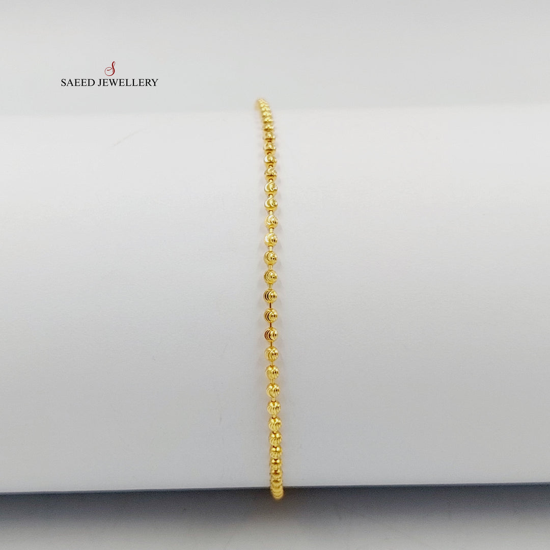 21K اسوارة طابات اكسترا-مجوهرات الشيخ سعيد-Saeed Jewelry 