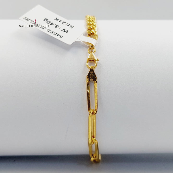 21K اسوارة اكسترا-مجوهرات الشيخ سعيد-Saeed Jewelry 