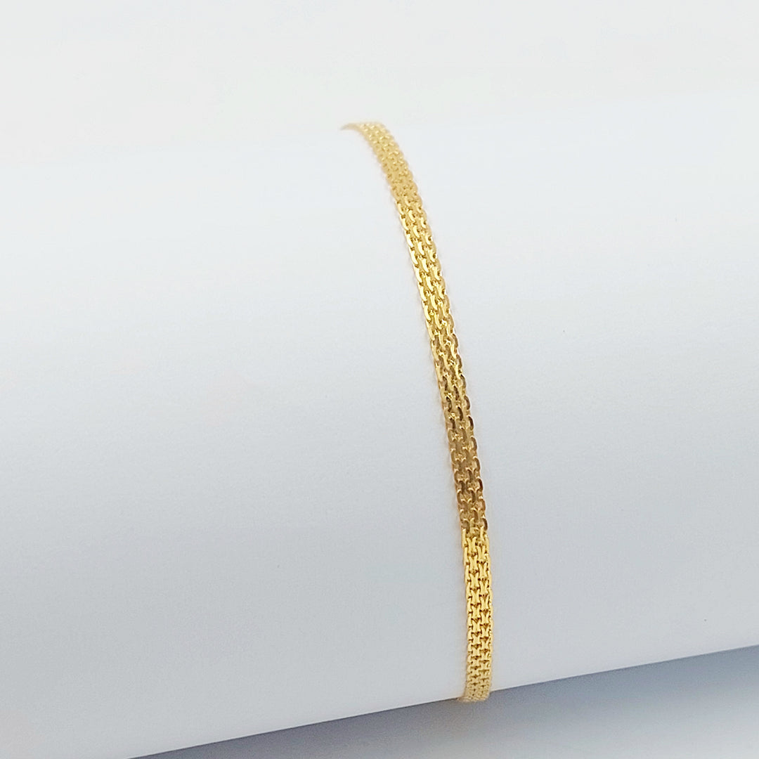 21K اسوارة مبسط اكسترا-مجوهرات الشيخ سعيد-Saeed Jewelry 