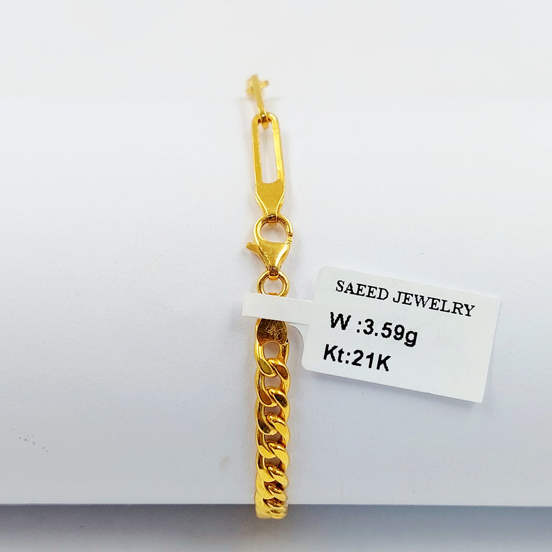 21K اسوارة اكسترا-مجوهرات الشيخ سعيد-Saeed Jewelry 