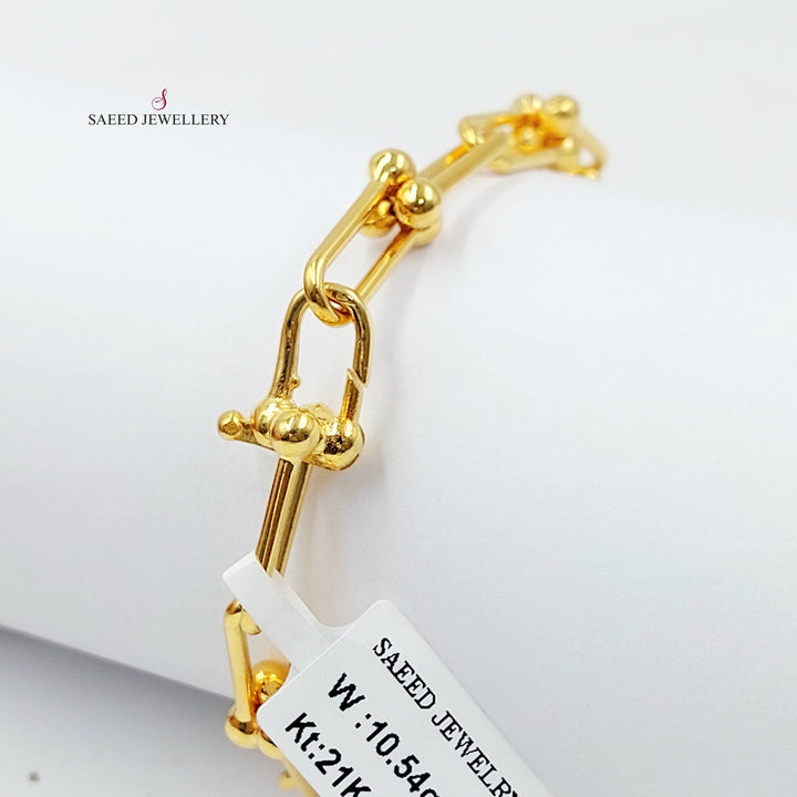 21K اسوارة بيبر كليب اكسترا-مجوهرات الشيخ سعيد-Saeed Jewelry 