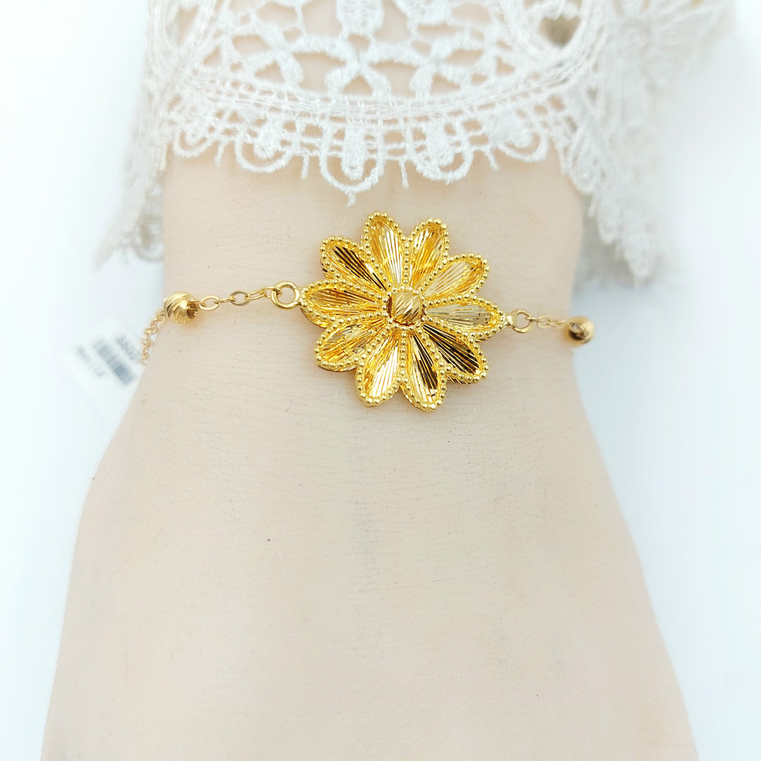 21K اسوارة شمس اكسترا-مجوهرات الشيخ سعيد-Saeed Jewelry 