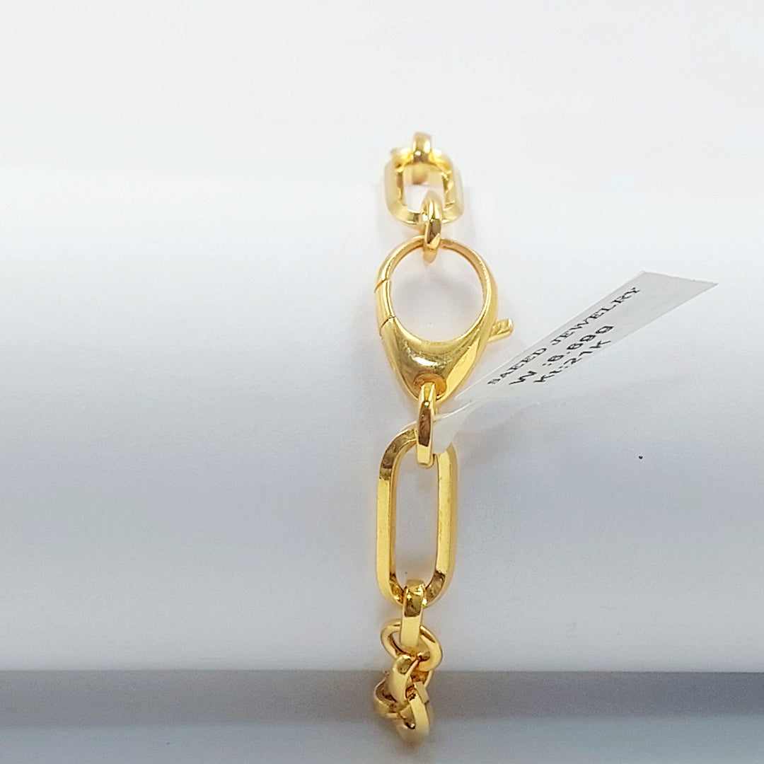 21K اسوارة بيبر كليب اكسترا-مجوهرات الشيخ سعيد-Saeed Jewelry 