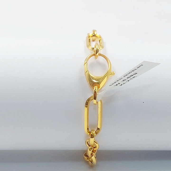 21K اسوارة بيبر كليب اكسترا-مجوهرات الشيخ سعيد-Saeed Jewelry 