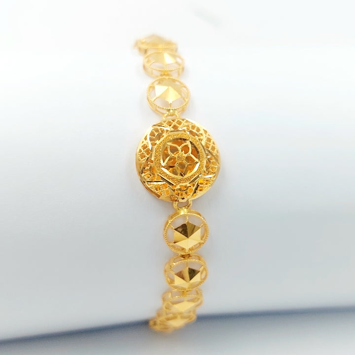 21K اسوارة خليجي اكسترا-مجوهرات الشيخ سعيد-Saeed Jewelry 