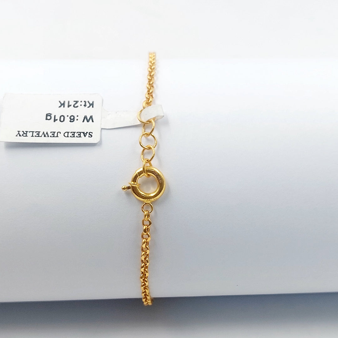 21K اسوارة رشادي اكسترا-مجوهرات الشيخ سعيد-Saeed Jewelry 