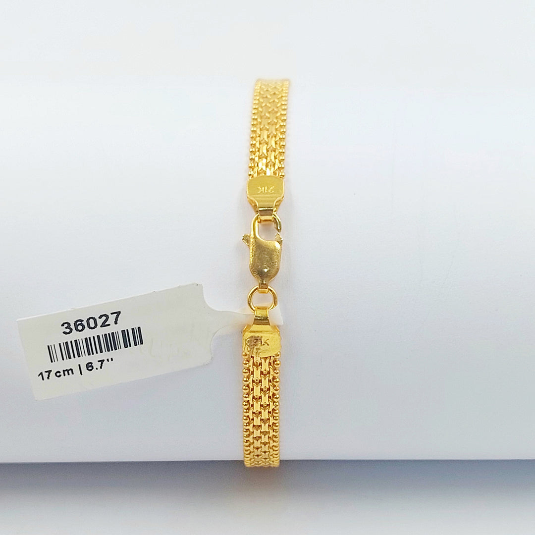 21K اسوارة  ماليزي اكسترا-مجوهرات الشيخ سعيد-Saeed Jewelry 