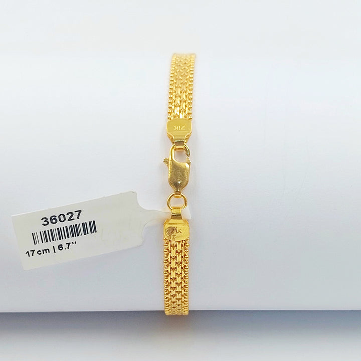 21K اسوارة  ماليزي اكسترا-مجوهرات الشيخ سعيد-Saeed Jewelry 