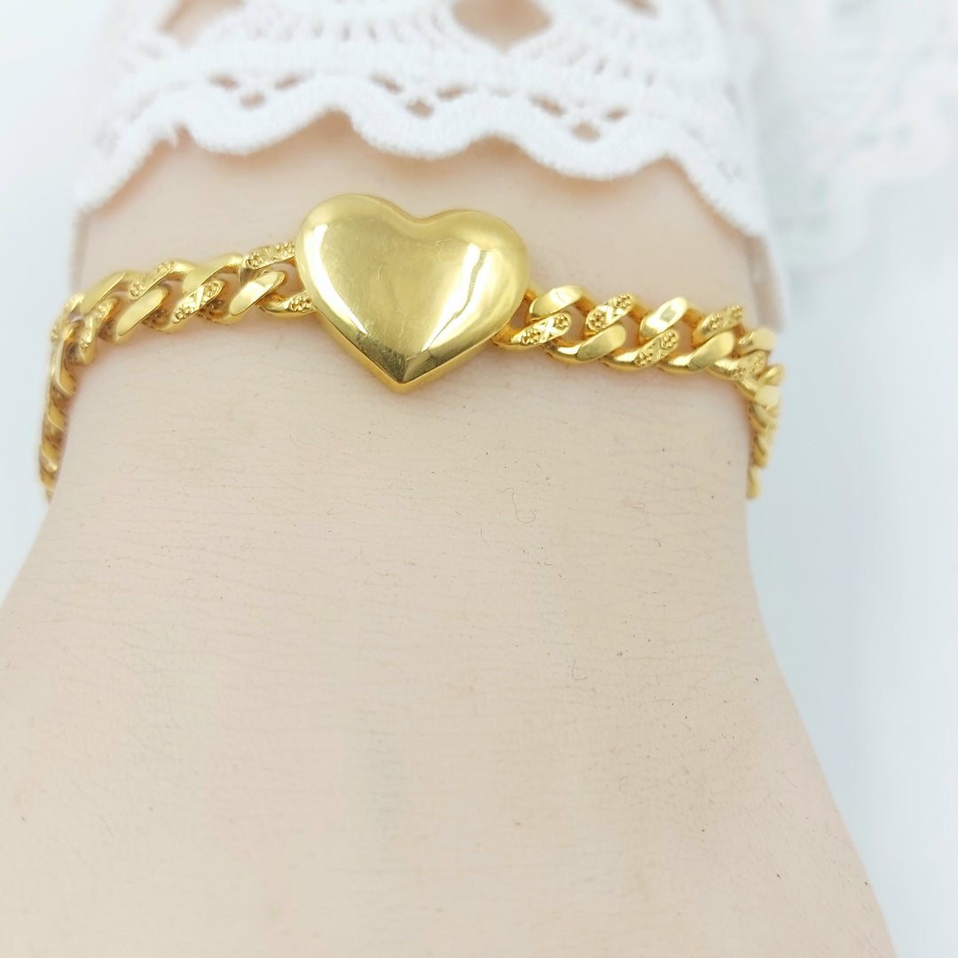 21K اسوارة جنزير اكسترا-مجوهرات الشيخ سعيد-Saeed Jewelry 