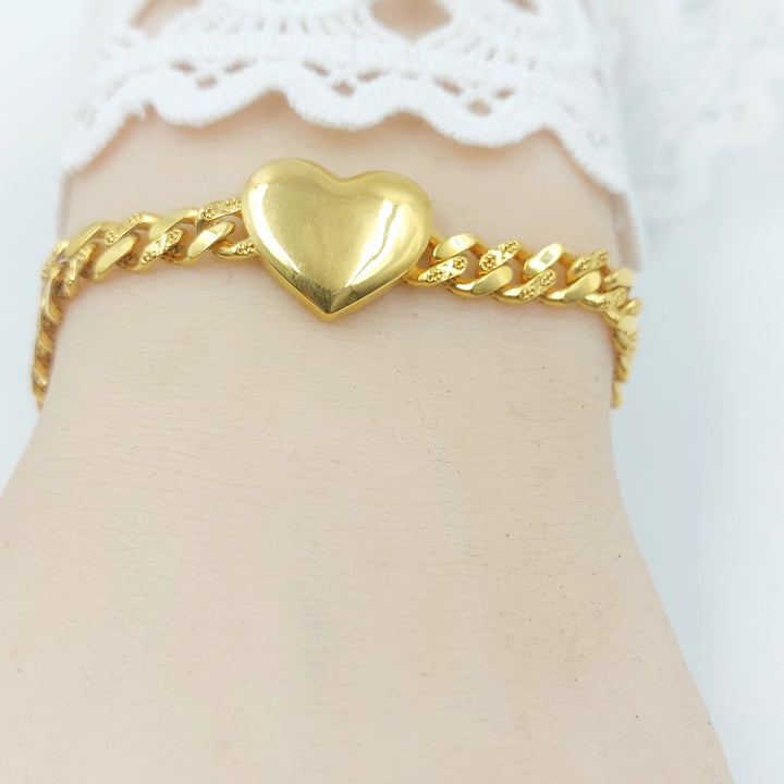 21K اسوارة جنزير اكسترا-مجوهرات الشيخ سعيد-Saeed Jewelry 