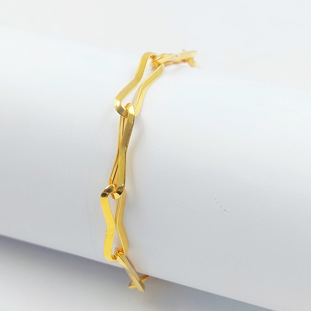 21K اسوارة بيبر كليب اكسترا-مجوهرات الشيخ سعيد-Saeed Jewelry 