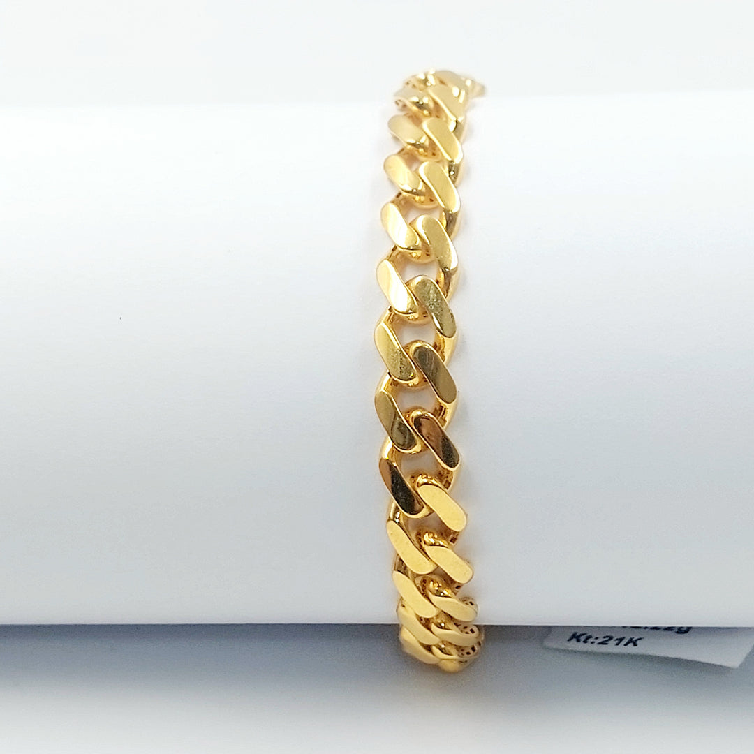 21K اسوارة جنزير اكسترا-مجوهرات الشيخ سعيد-Saeed Jewelry 