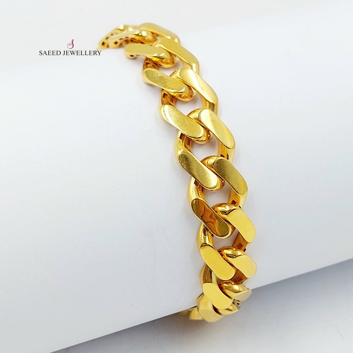 21K اسوارة جنزير اكسترا-مجوهرات الشيخ سعيد-Saeed Jewelry 