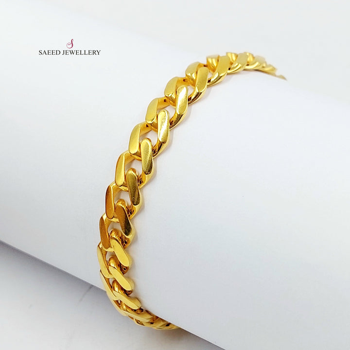 21K اسوارة جنزير اكسترا-مجوهرات الشيخ سعيد-Saeed Jewelry 