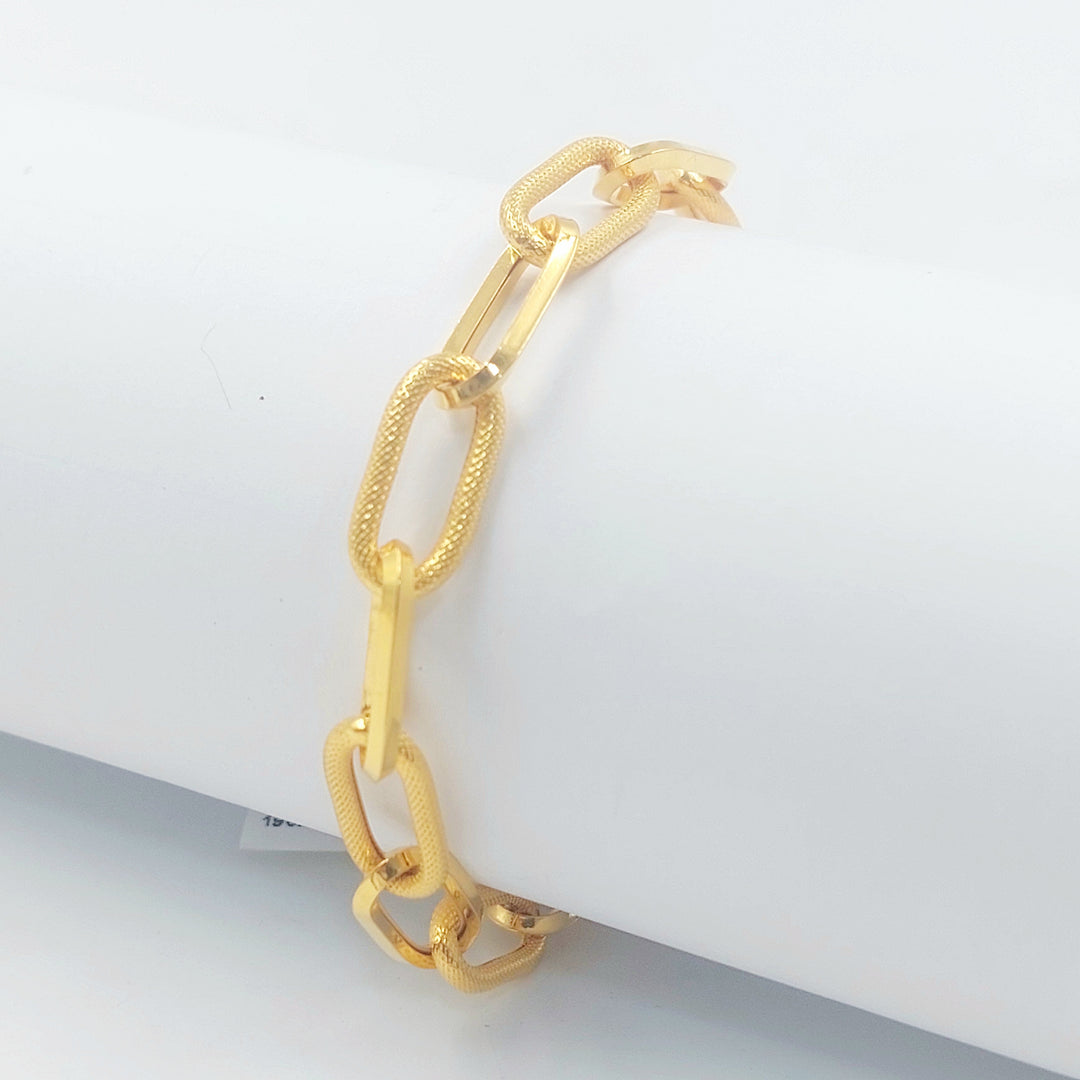 21K اسوارة بيبر كليب اكسترا-مجوهرات الشيخ سعيد-Saeed Jewelry 