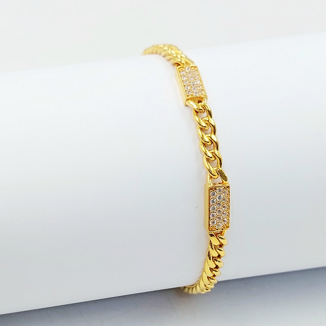 21K اسوارة جنزير اكسترا-مجوهرات الشيخ سعيد-Saeed Jewelry 