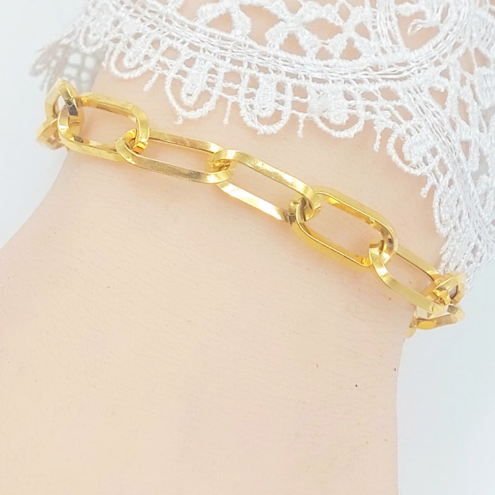 21K اسوارة بيبر كليب اكسترا-مجوهرات الشيخ سعيد-Saeed Jewelry 