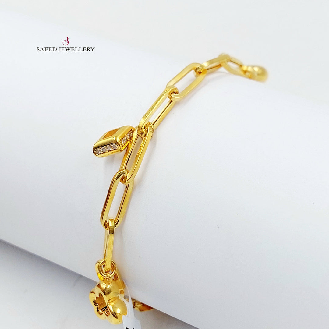 21K اسوارة دنانديش اكسترا-مجوهرات الشيخ سعيد-Saeed Jewelry 