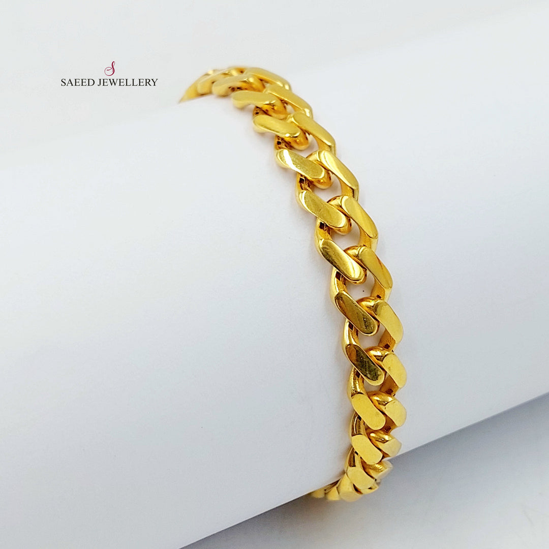 21K اسوارة جنزير اكسترا-مجوهرات الشيخ سعيد-Saeed Jewelry 