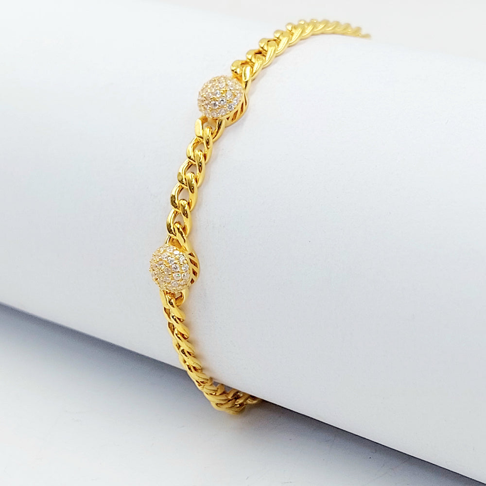 21K اسوارة جنزير اكسترا-مجوهرات الشيخ سعيد-Saeed Jewelry 