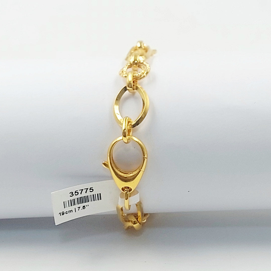 21K اسوارة اكسترا-مجوهرات الشيخ سعيد-Saeed Jewelry 