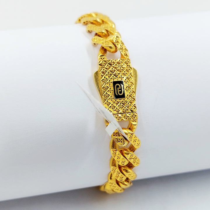 21K اسوارة جنزير اكسترا-مجوهرات الشيخ سعيد-Saeed Jewelry 