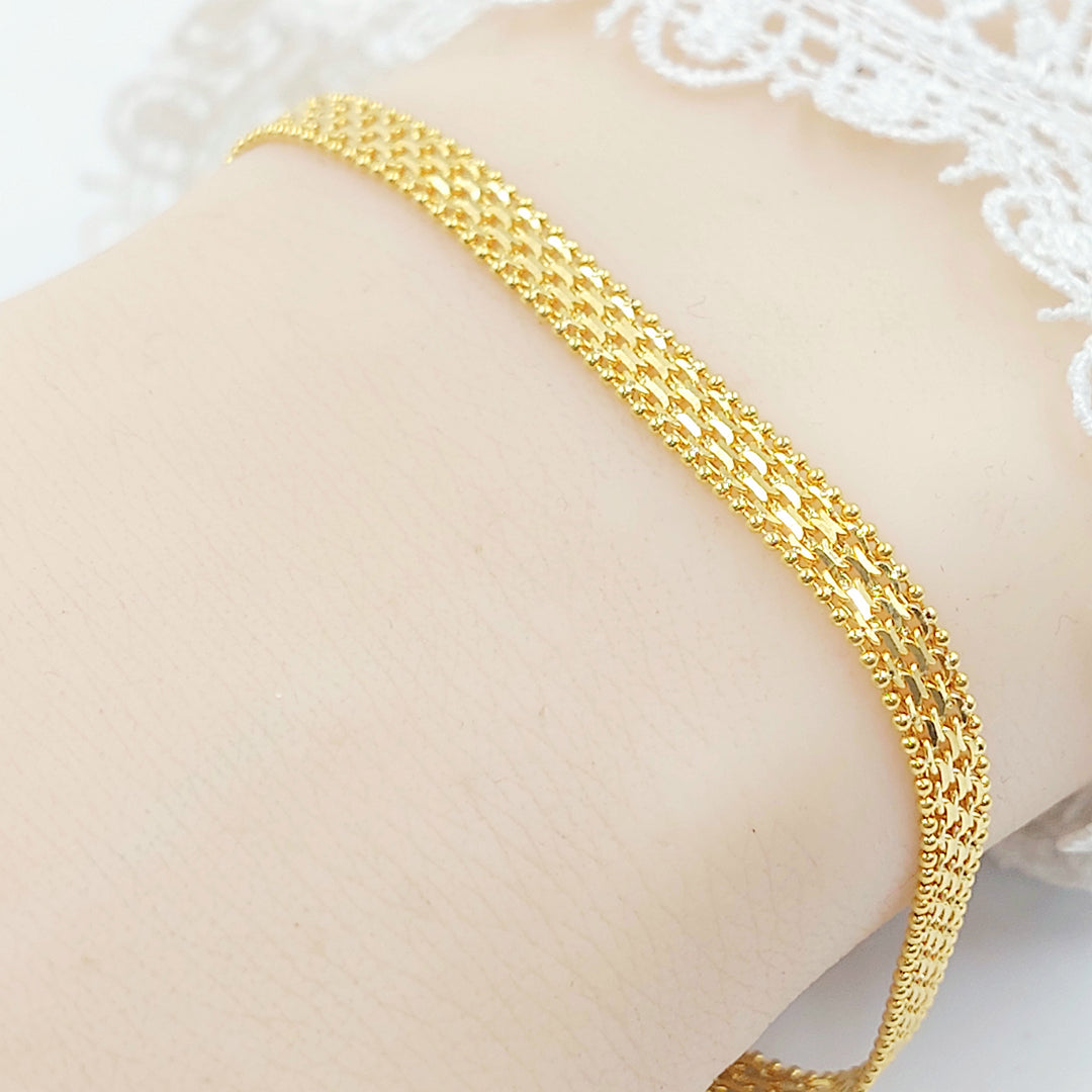 21K اسوارة  ماليزي اكسترا-مجوهرات الشيخ سعيد-Saeed Jewelry 