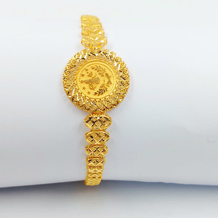 21K اسوارة رشادي اكسترا-مجوهرات الشيخ سعيد-Saeed Jewelry 